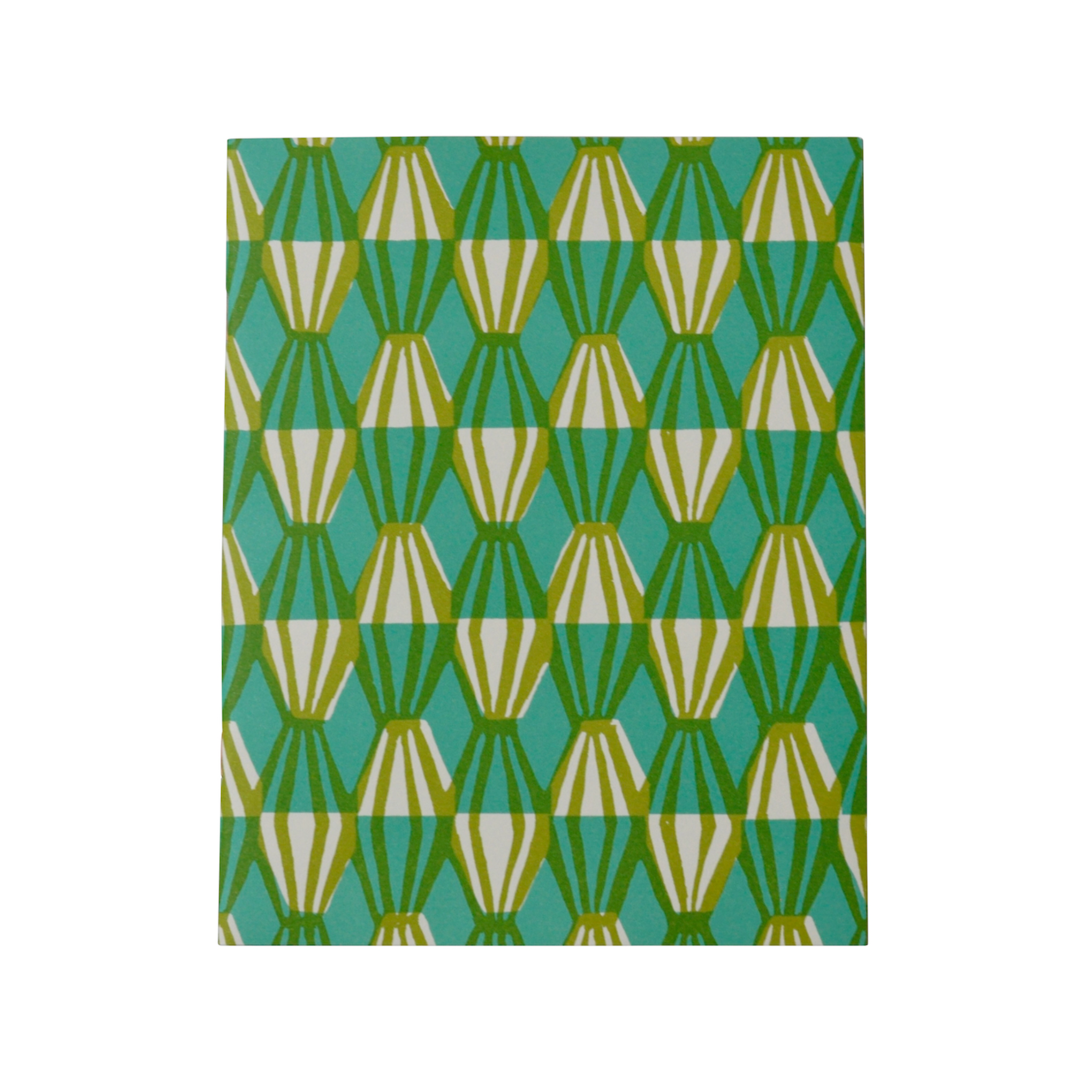 Exercise Book Threadwork Sap Green - Plain